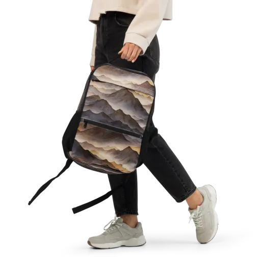 Indigo Mountain Range on a Utility Backpack