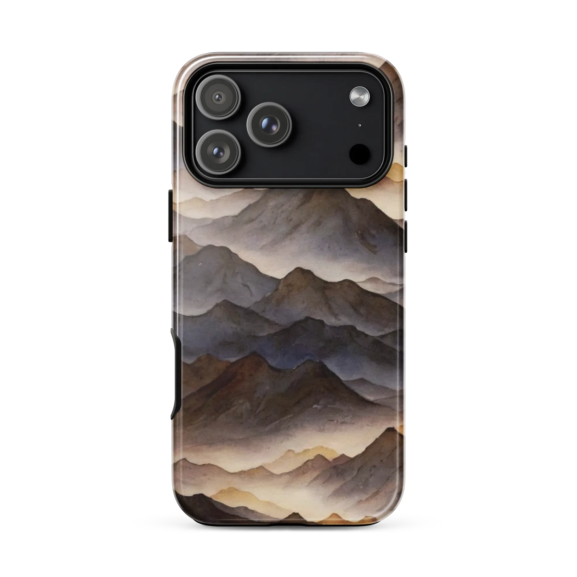 Indigo Mountain Range on Tough Case for iPhone® — Front