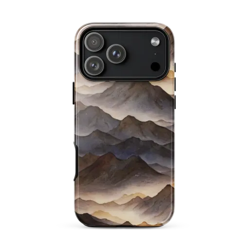 Indigo Mountain Range on a Tough Case for iPhone®