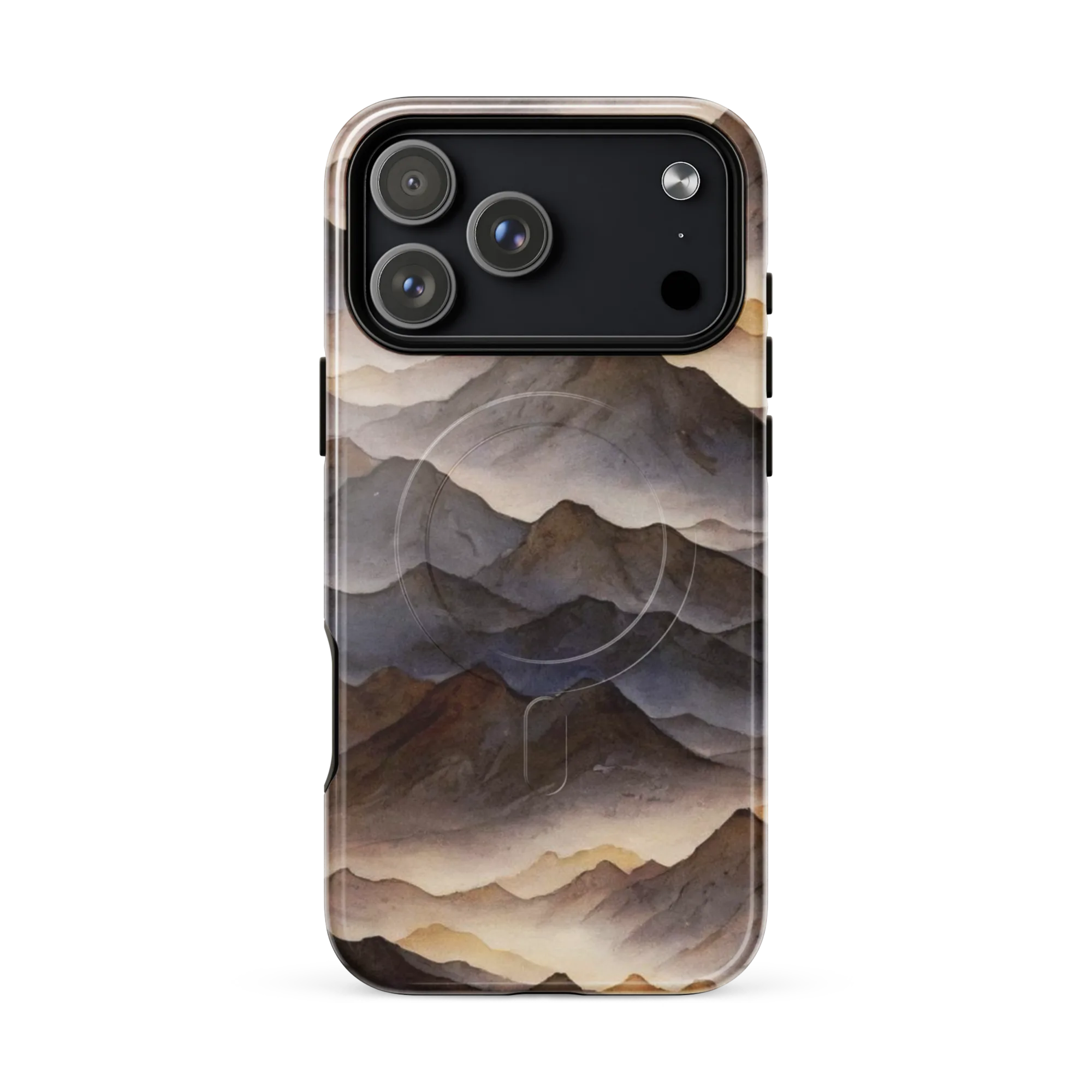 Indigo Mountain Range on MagSafe Tough Case for iPhone® — Front