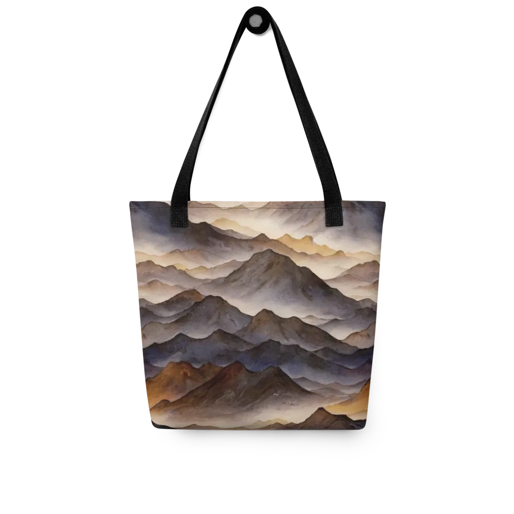 Indigo Mountain Range on Tote Bag — Front
