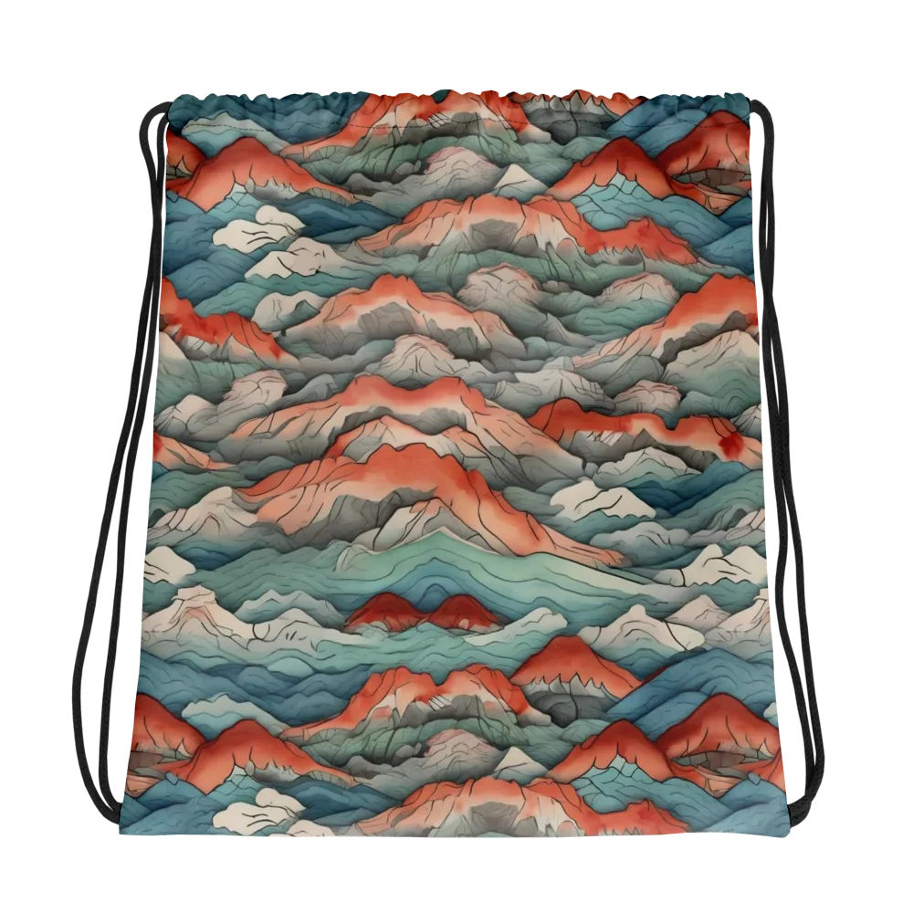 Coral Alpine on Drawstring Bag — Photo