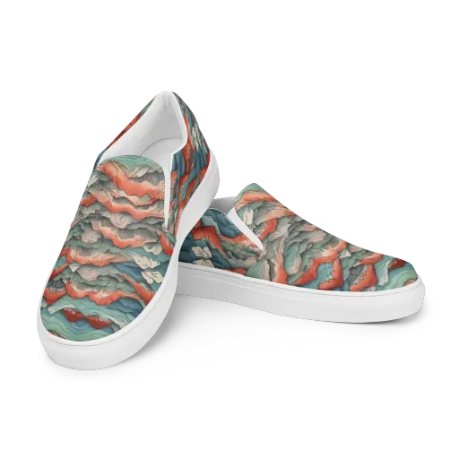 Coral Alpine on a Women's Slip-On Canvas Shoes