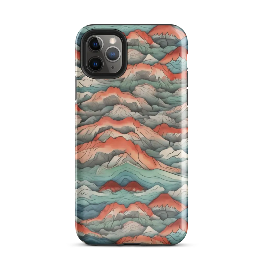 Coral Alpine on Tough Case for iPhone® — Front
