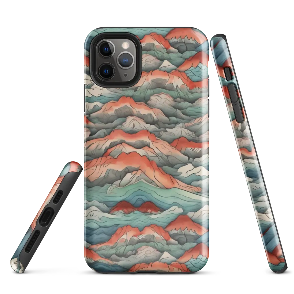 Coral Alpine on Tough Case for iPhone® — Front