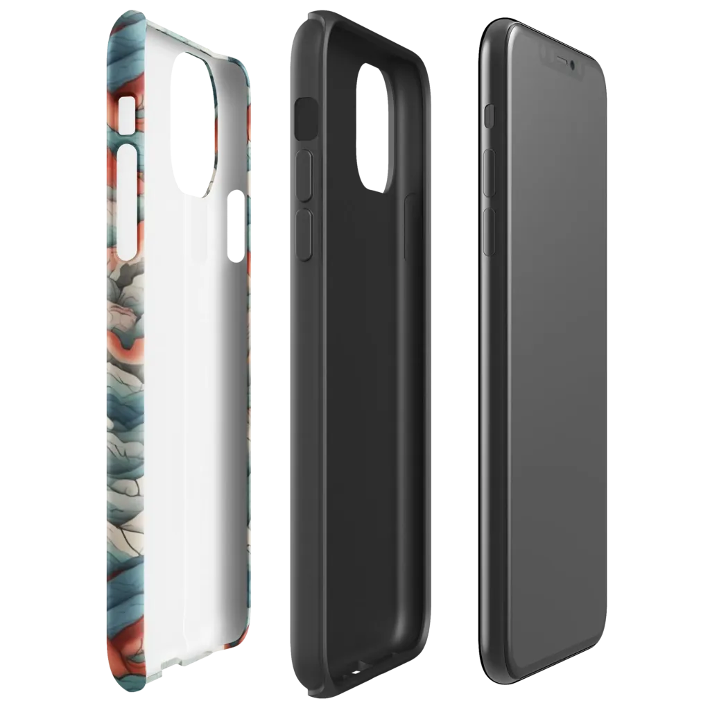 Coral Alpine on Tough Case for iPhone® — Right