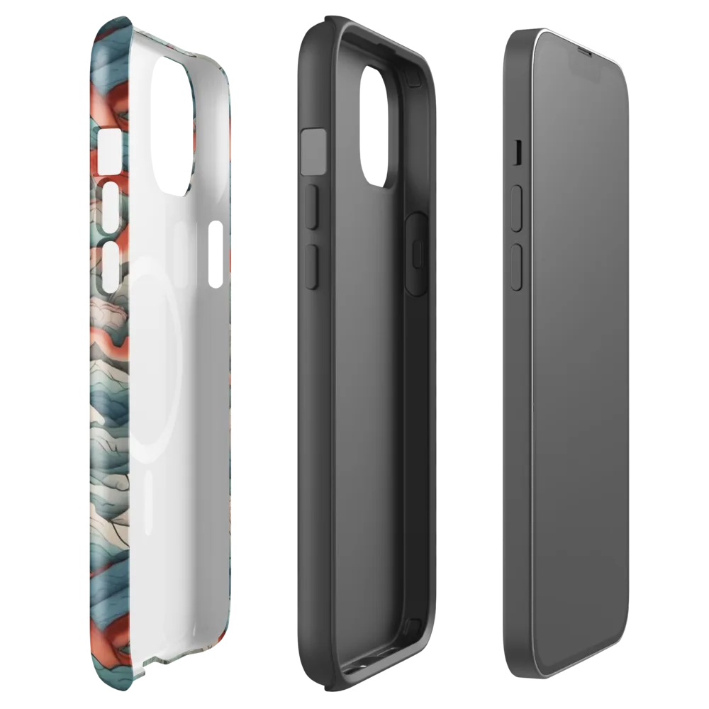 Coral Alpine on MagSafe Tough Case for iPhone® — Front