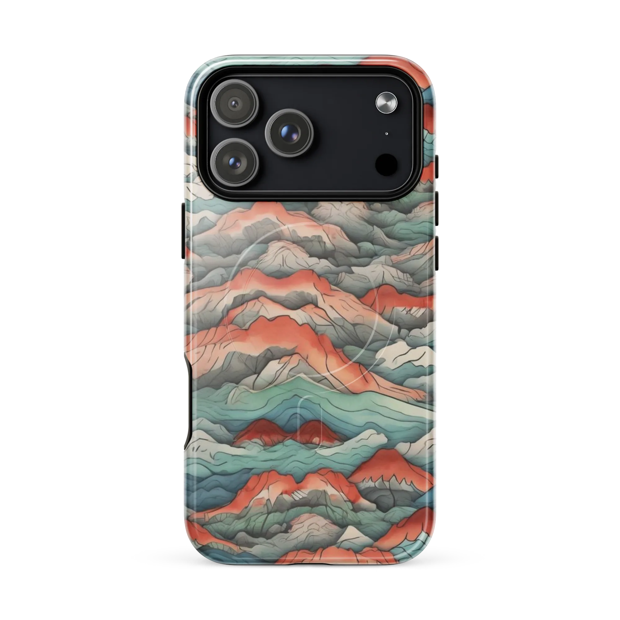 Coral Alpine on MagSafe Tough Case for iPhone® — Front
