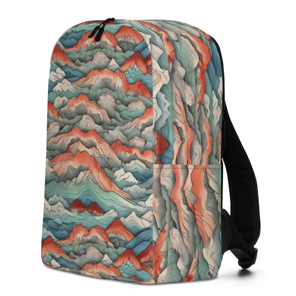 Coral Alpine on Minimalist Backpack — Left