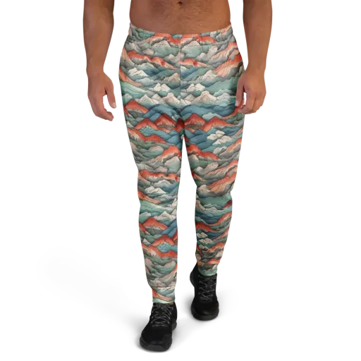 Coral Alpine on a Men's Joggers