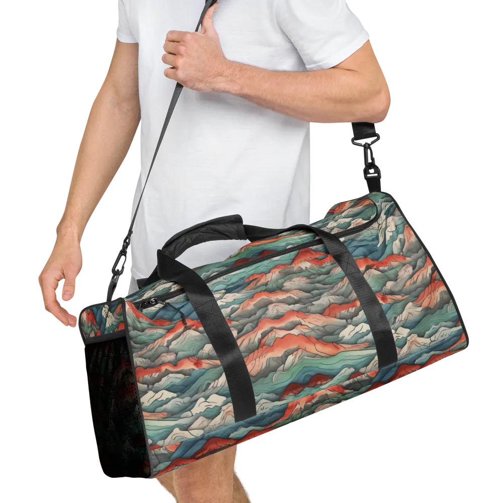Coral Alpine on Duffle Bag — Right Front