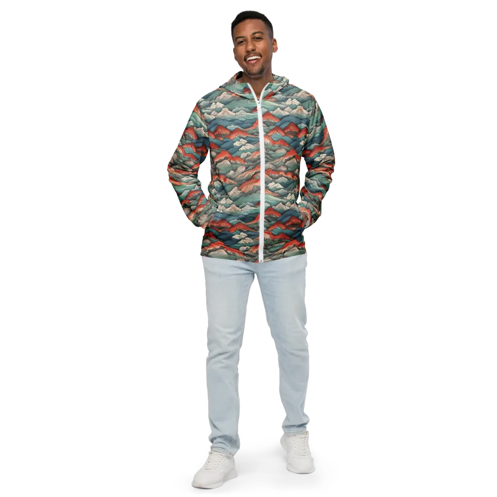 Coral Alpine on Men's Windbreaker — Front