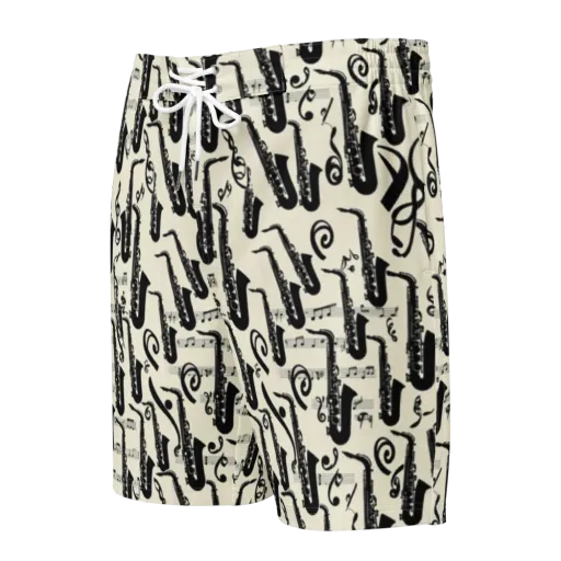 Saxophone Nocturne on a Men's Board Shorts