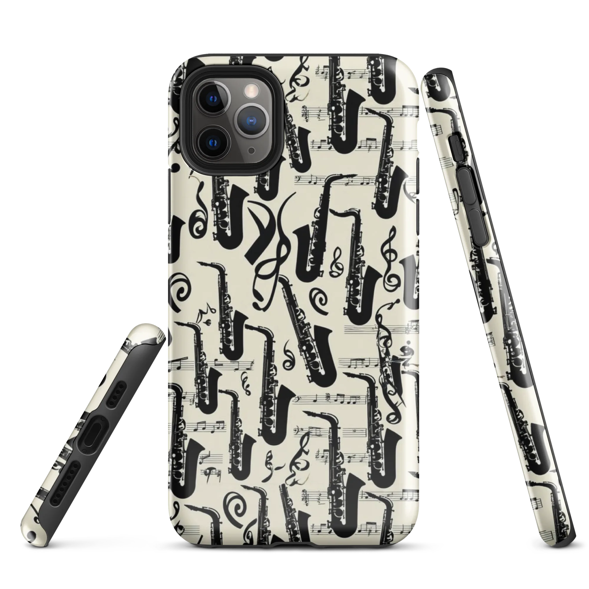 Saxophone Nocturne on Tough Case for iPhone® — Front