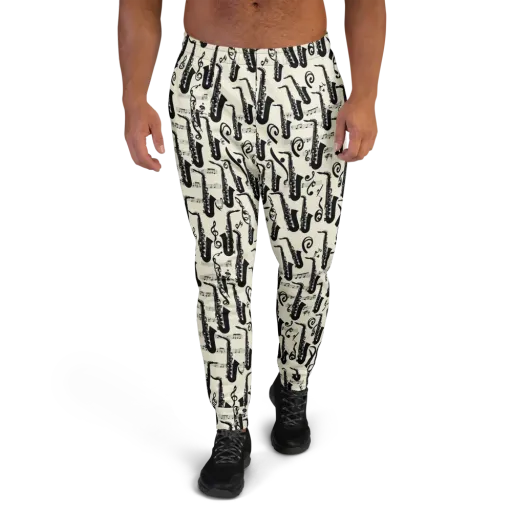 Saxophone Nocturne on a Men's Joggers