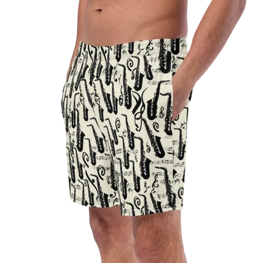 Saxophone Nocturne on a Swim Trunks
