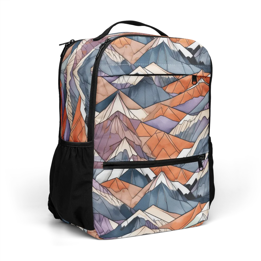 Alpine Facets on Utility Backpack — Right Front