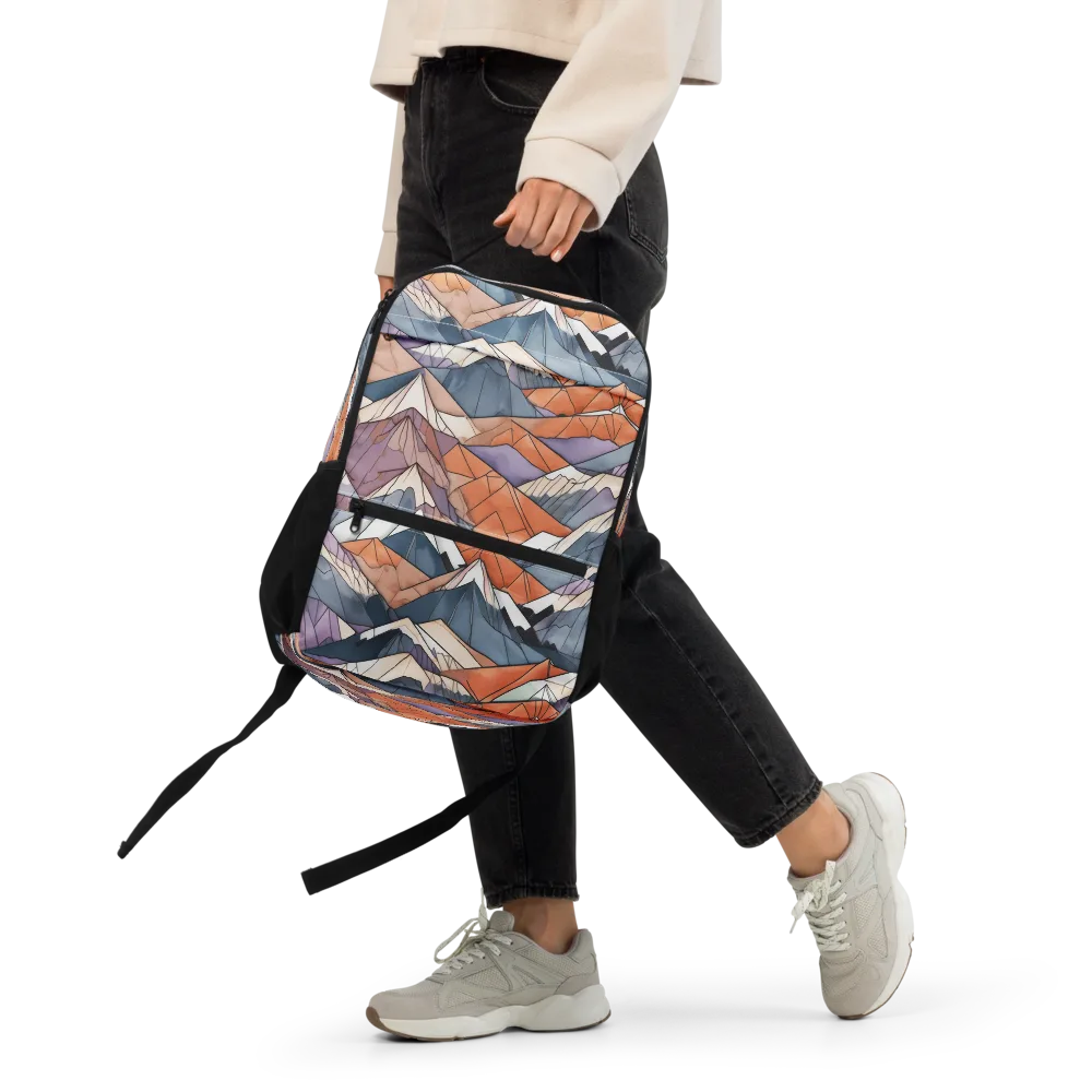 Alpine Facets on Utility Backpack — Front