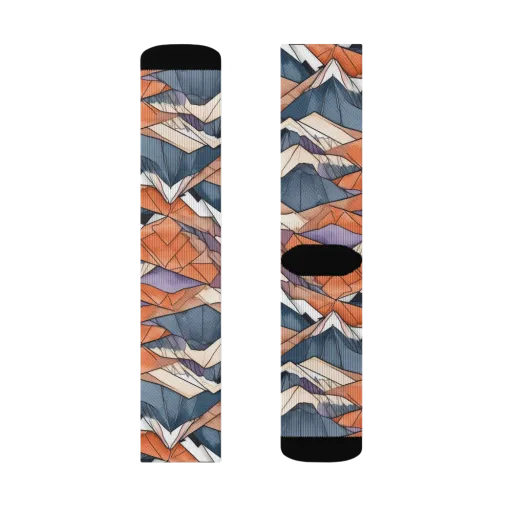 Alpine Facets on a Socks