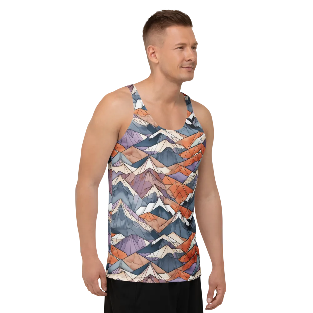 Alpine Facets on Men's Tank Top — Right Front