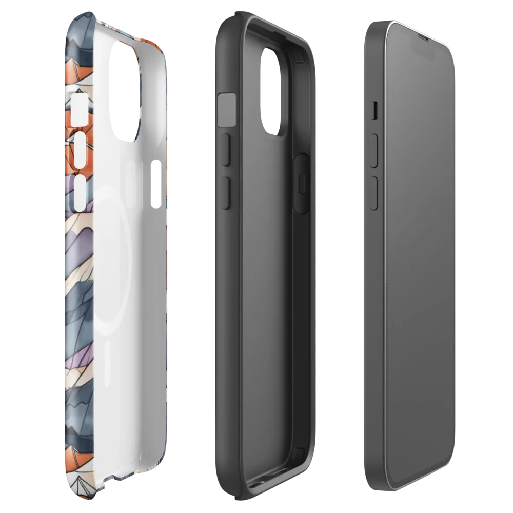 Alpine Facets on MagSafe Tough Case for iPhone® — Front