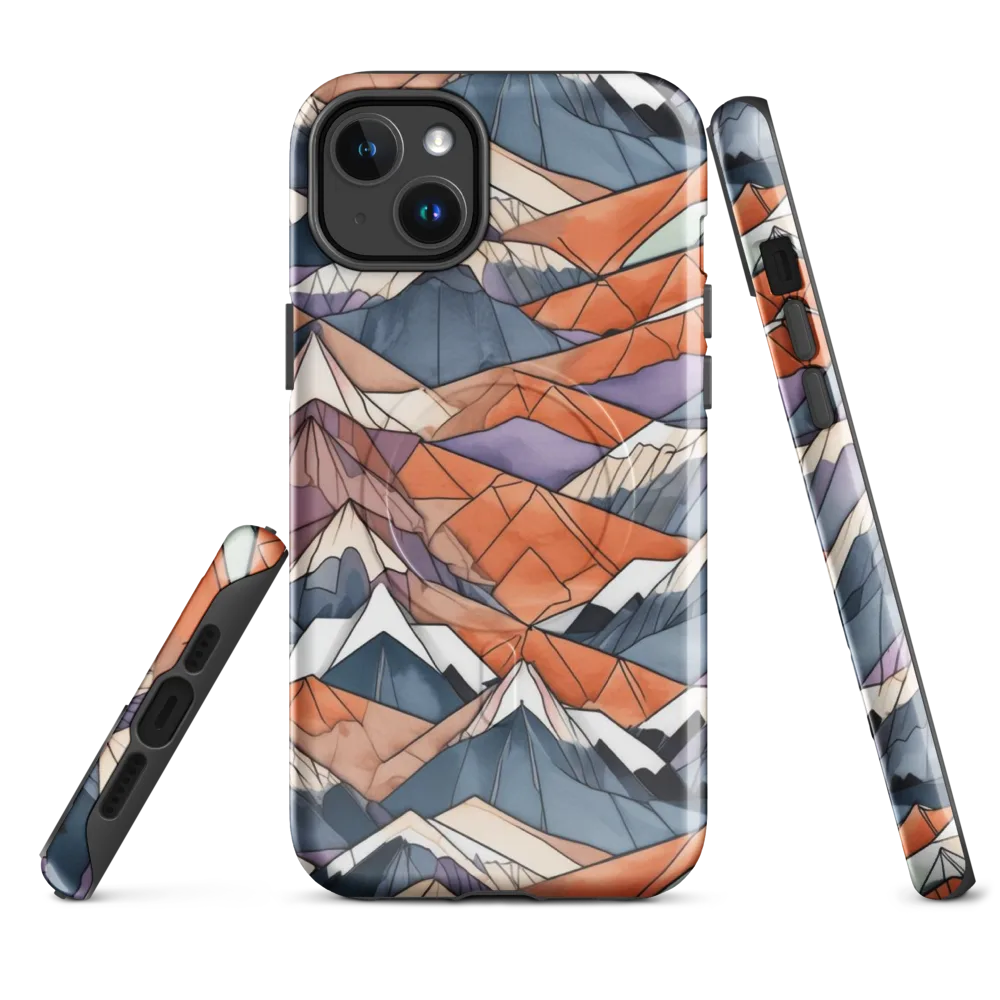 Alpine Facets on MagSafe Tough Case for iPhone® — Front