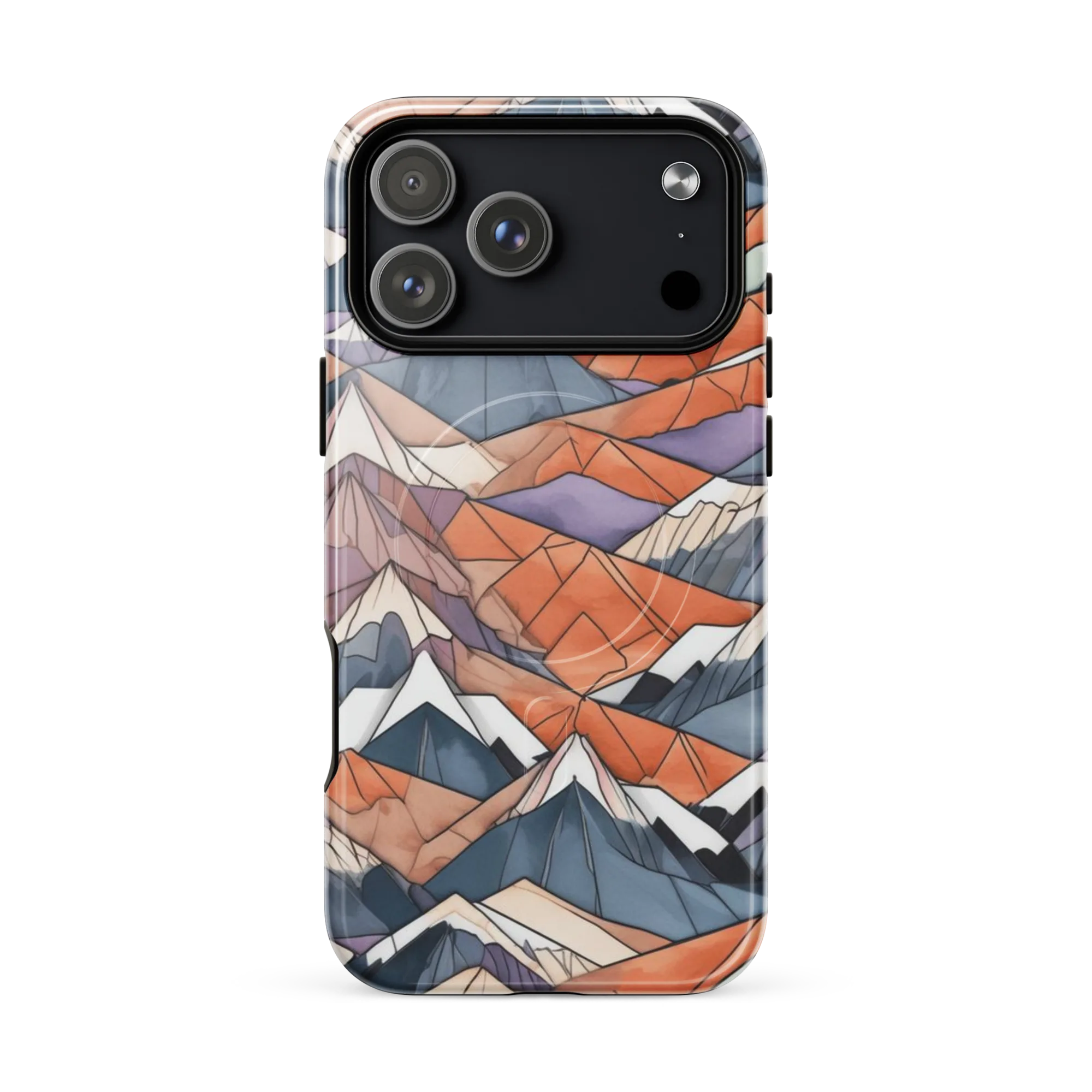 Alpine Facets on MagSafe Tough Case for iPhone® — Front