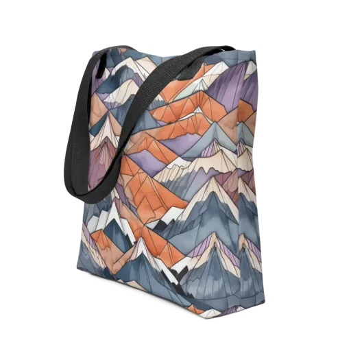 Alpine Facets on a Tote Bag