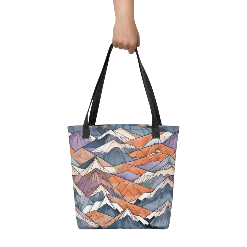Alpine Facets on Tote Bag — Front