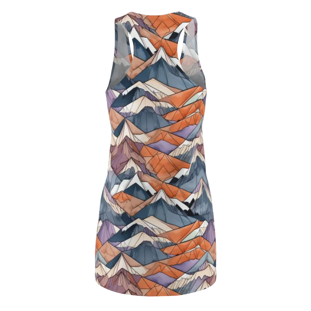 Alpine Facets on Racerback Dress — Back