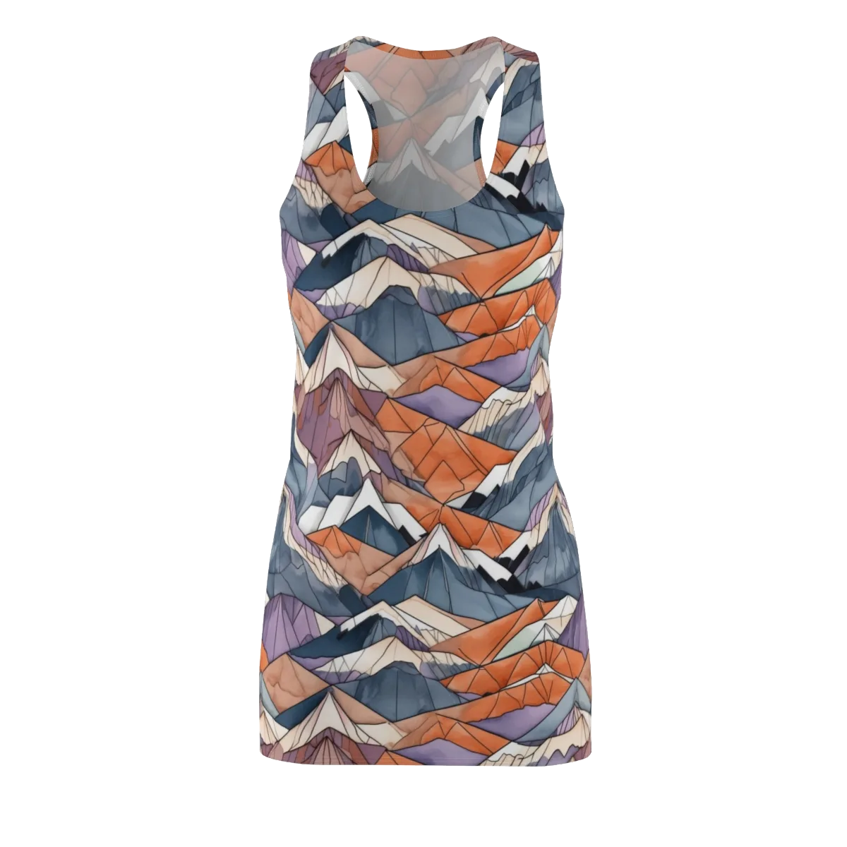 Alpine Facets on Racerback Dress — Front