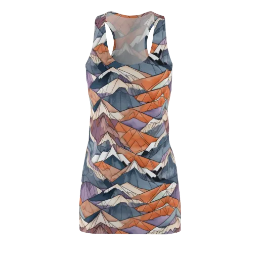Alpine Facets on a Racerback Dress