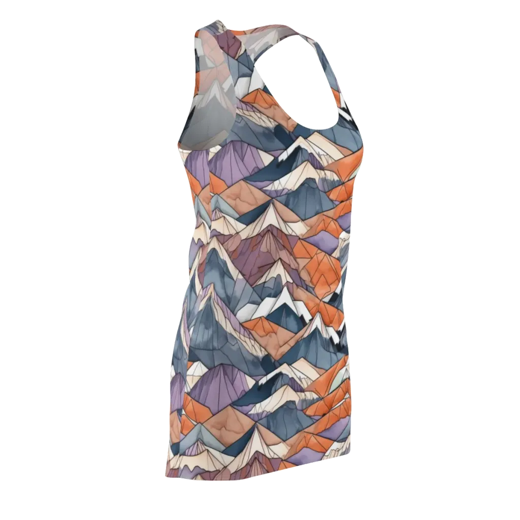 Alpine Facets on Racerback Dress — Front Side