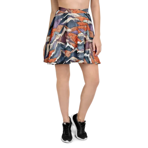 Alpine Facets on a Skater Skirt