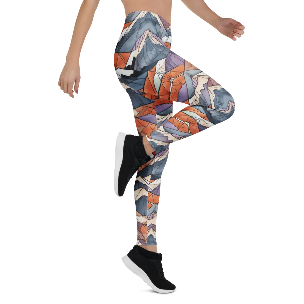 Alpine Facets on Leggings — Right