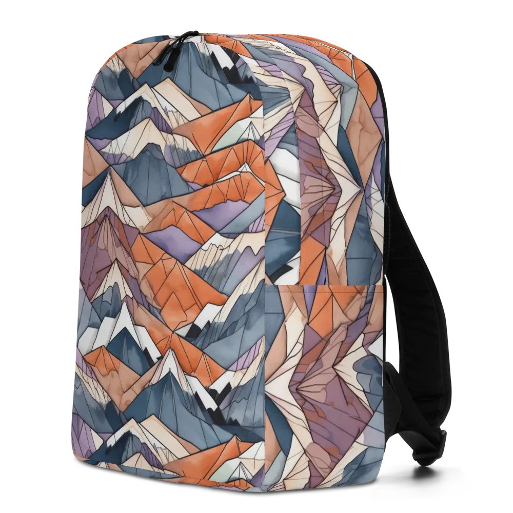 Alpine Facets on Minimalist Backpack — Left