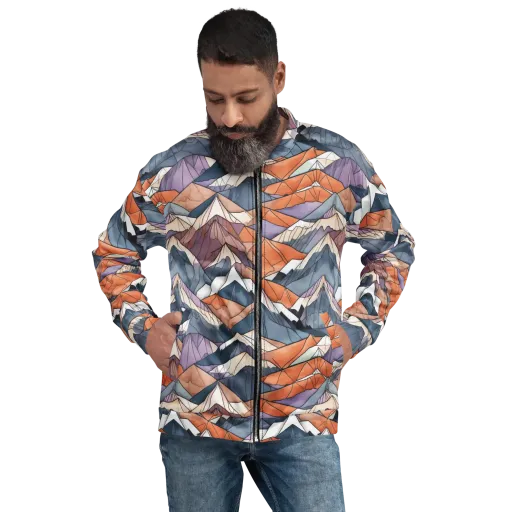 Alpine Facets on a Bomber Jacket
