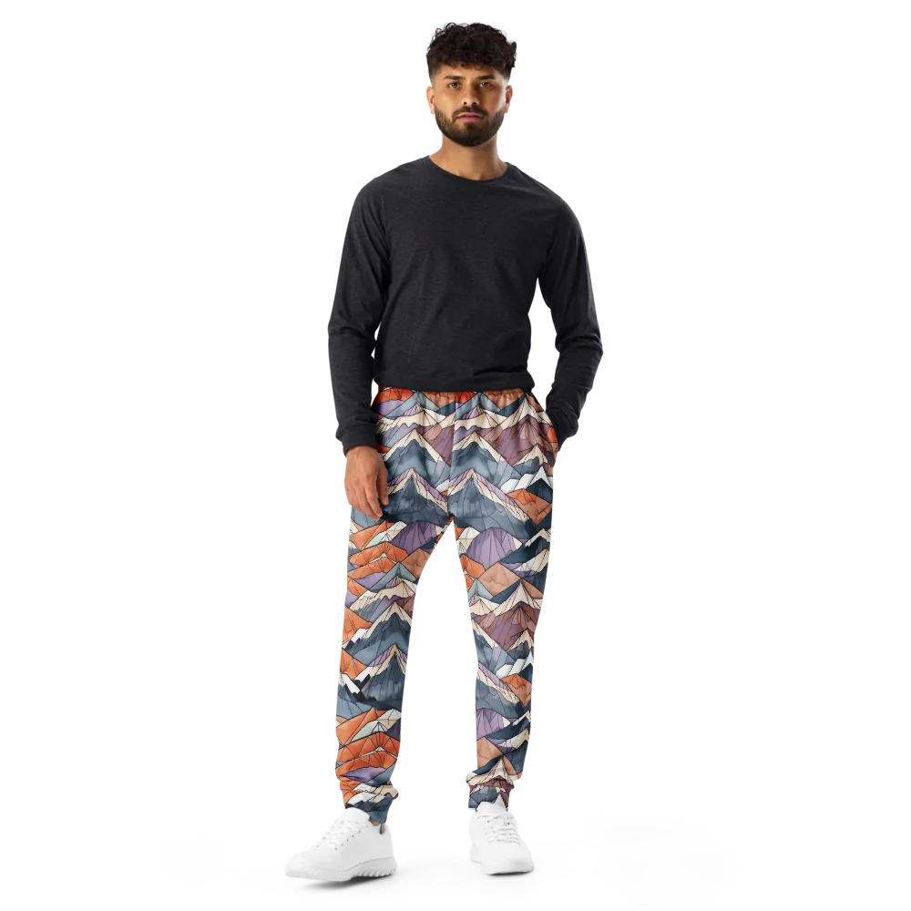Alpine Facets on Men's Joggers — Front