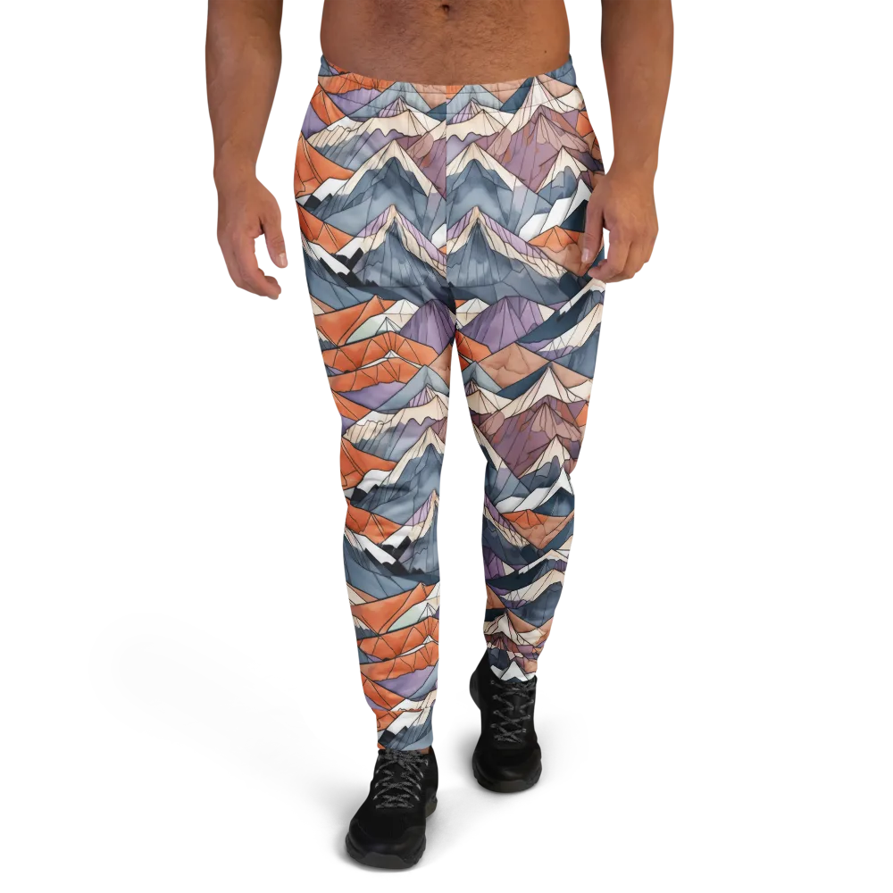 Alpine Facets on Men's Joggers — Front