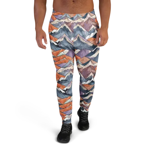 Alpine Facets on a Men's Joggers