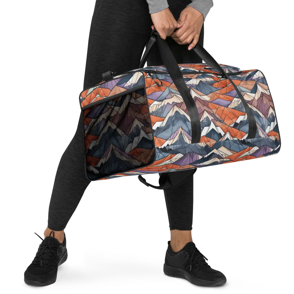 Alpine Facets on Duffle Bag — Right Front