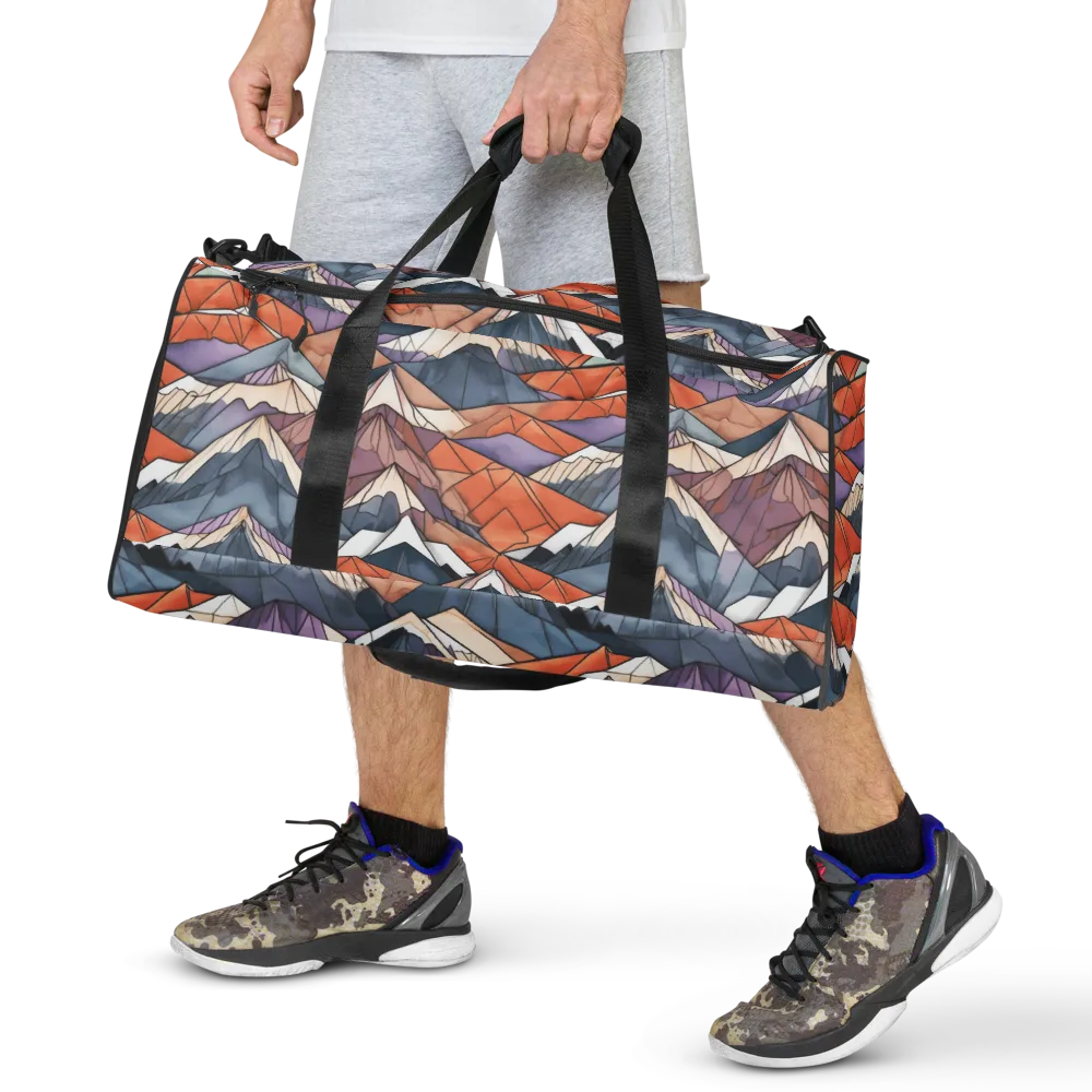 Alpine Facets on Duffle Bag — Front