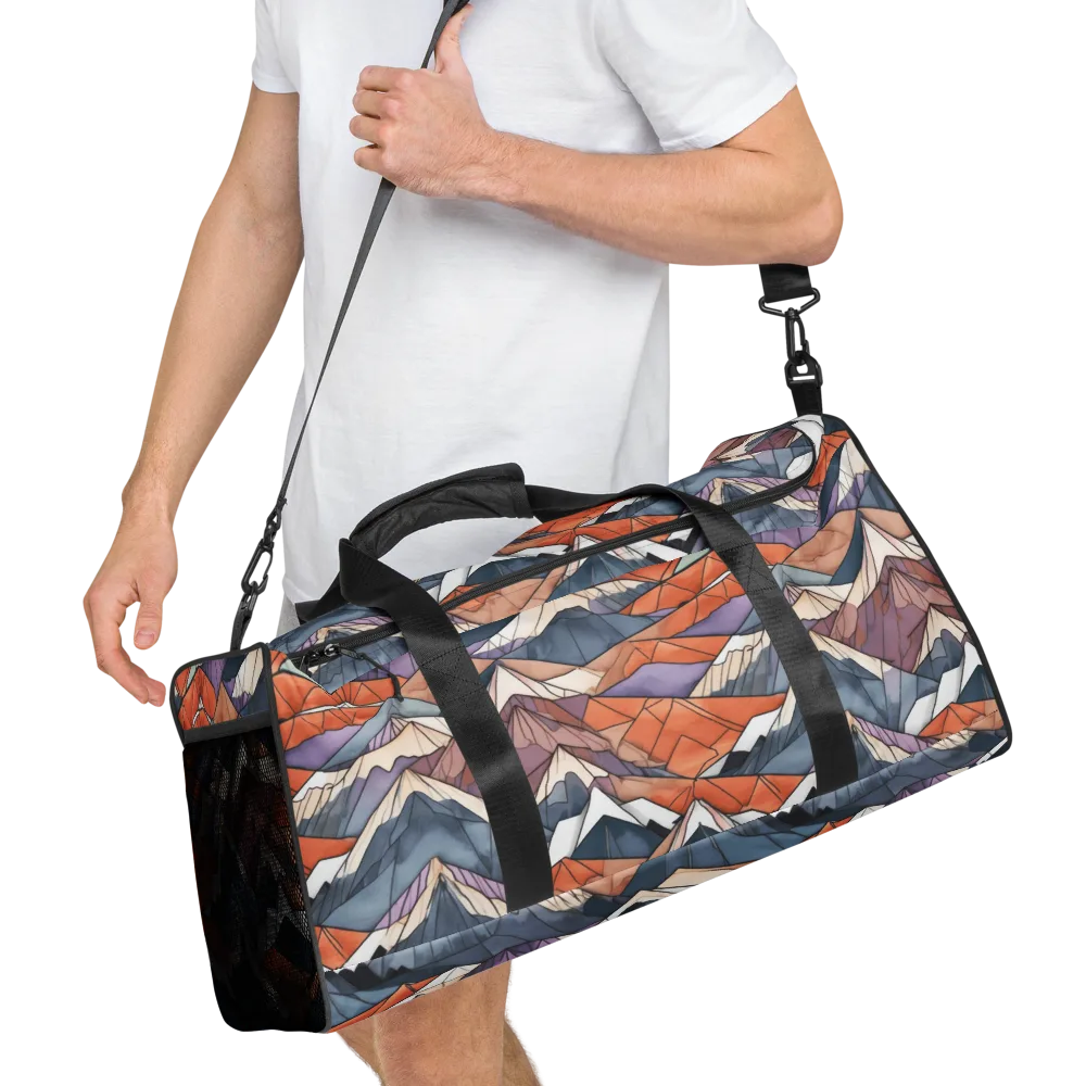 Alpine Facets on Duffle Bag — Right Front