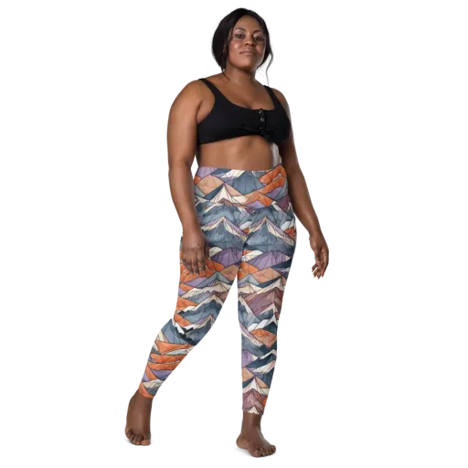 Alpine Facets on a Leggings with Pockets