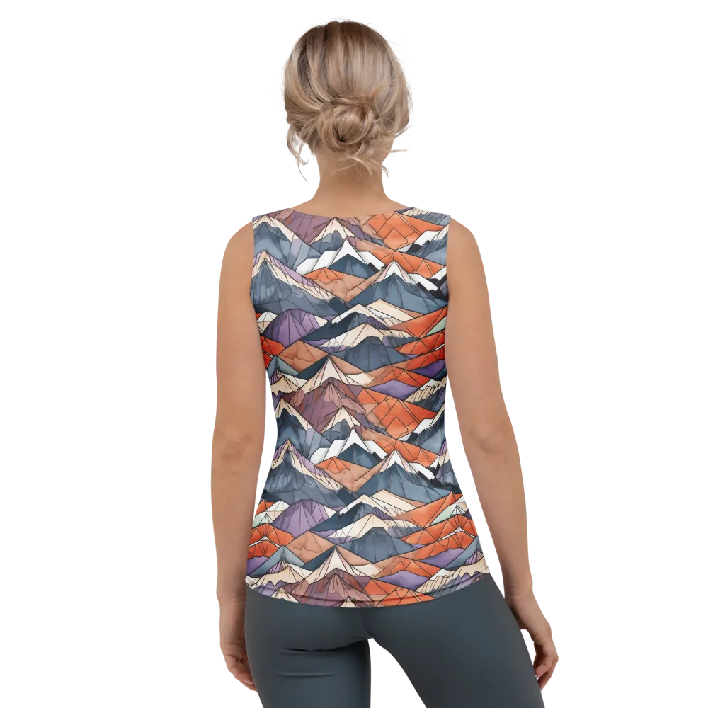 Alpine Facets on Women's Tank Top — Back