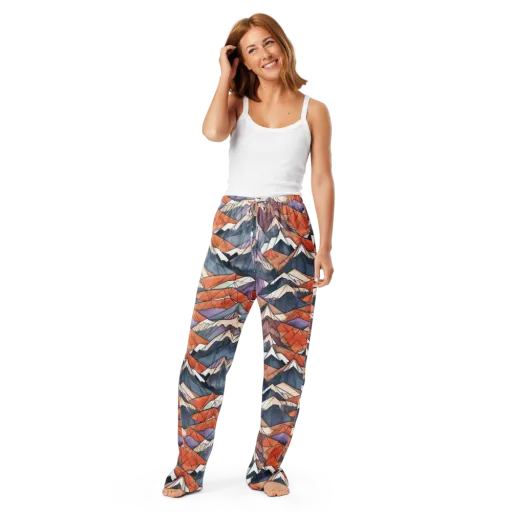 Alpine Facets on a Women's Pajama Pants