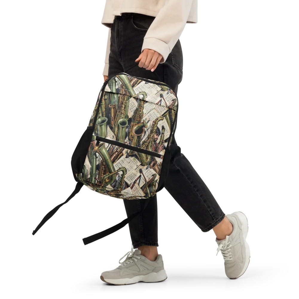 Brass Refrain on Utility Backpack — Front