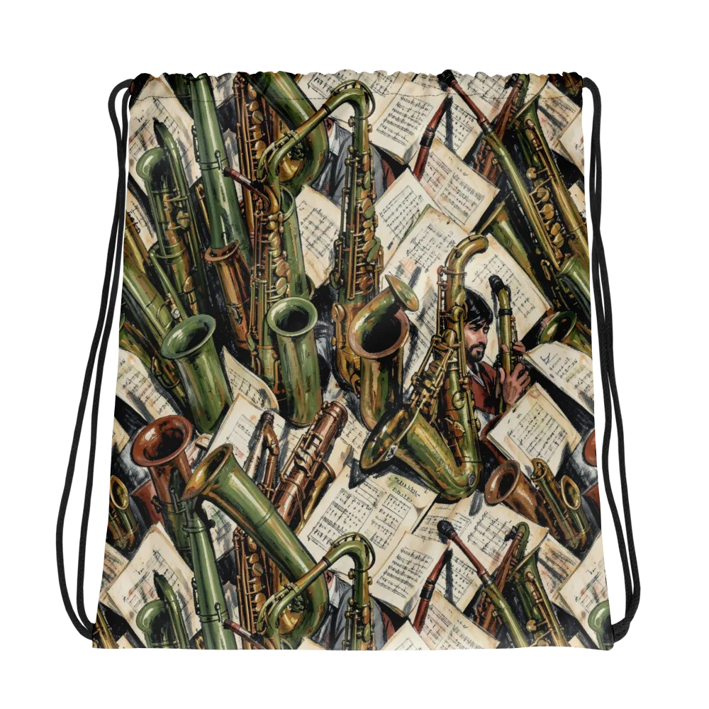 Brass Refrain on Drawstring Bag — Photo