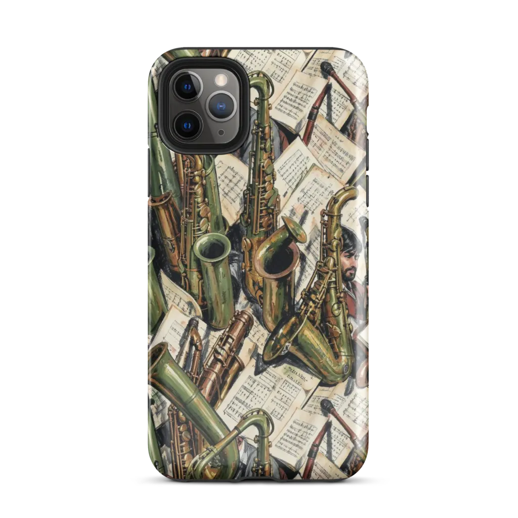 Brass Refrain on Tough Case for iPhone® — Front