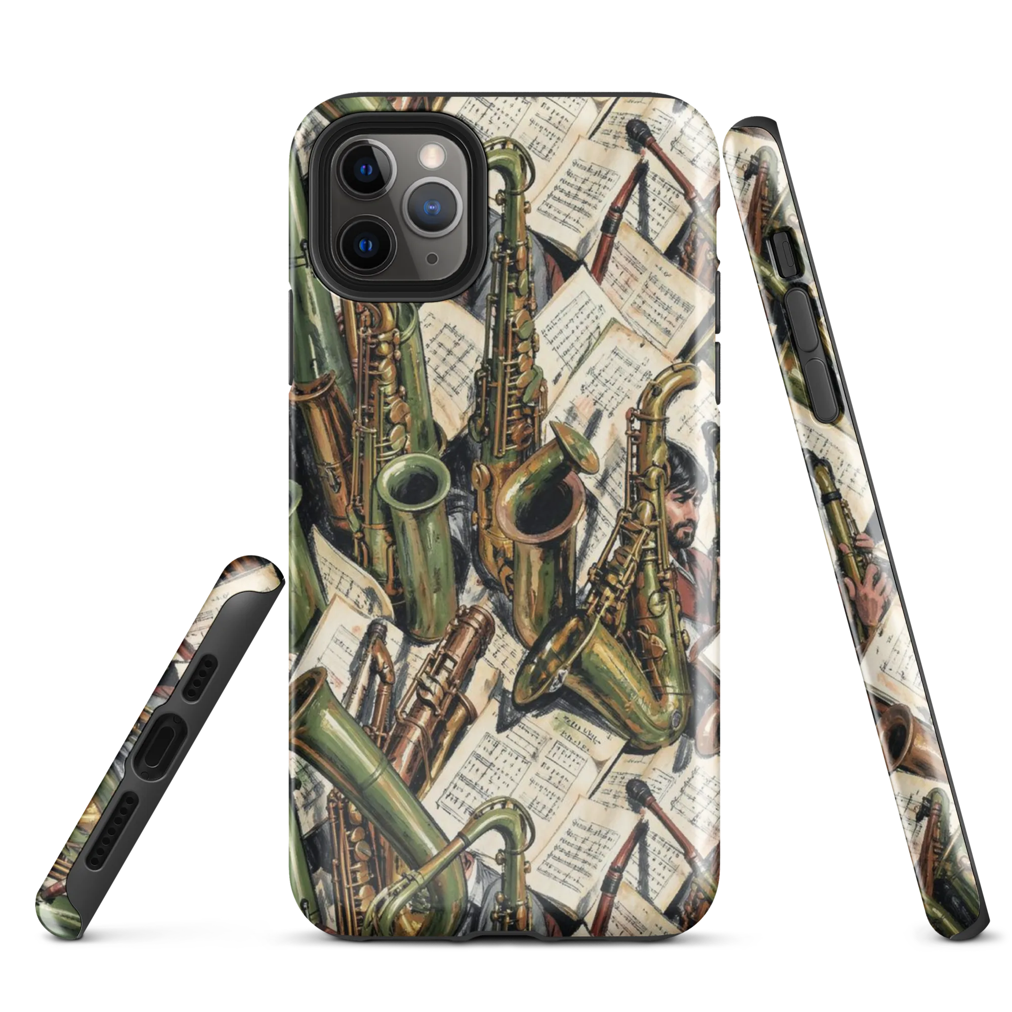 Brass Refrain on Tough Case for iPhone® — Front
